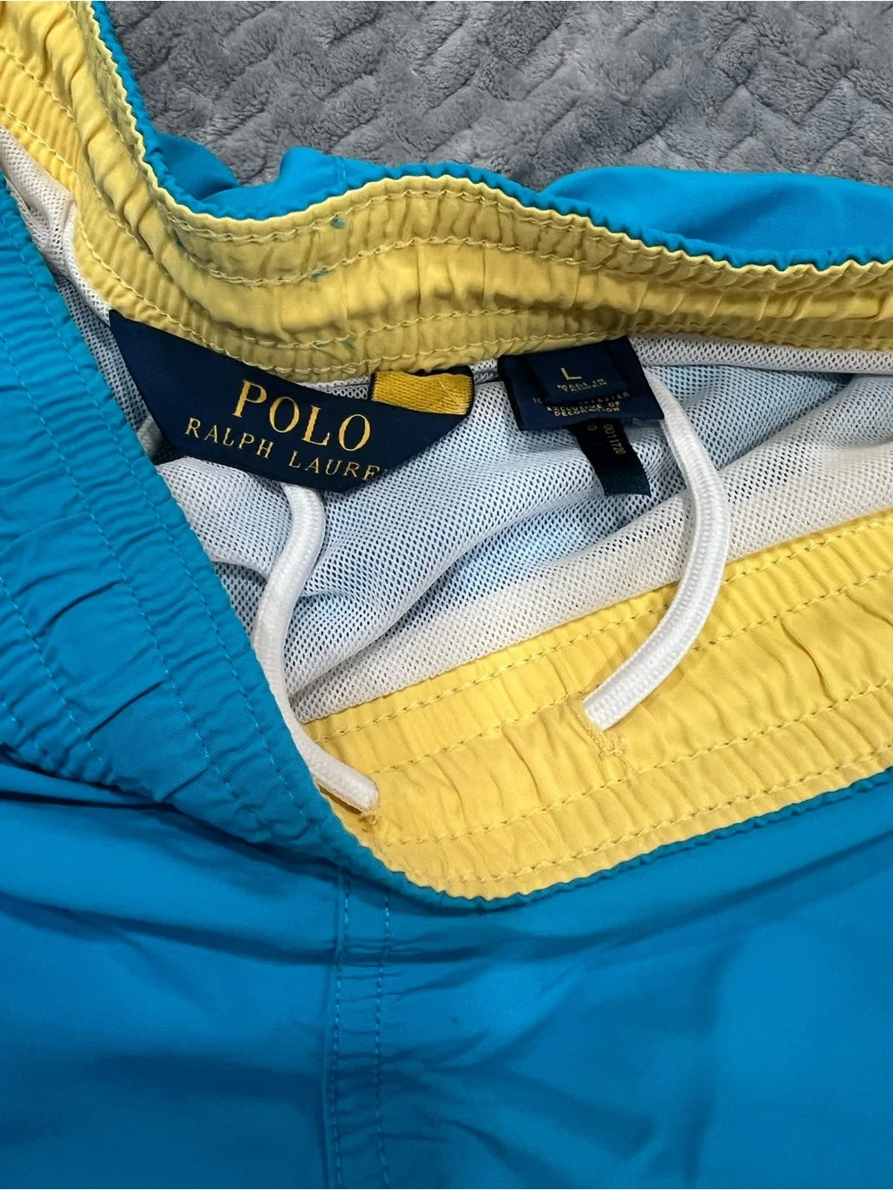 Polo by Ralph Lauren Bright Aqua Swim Trunks